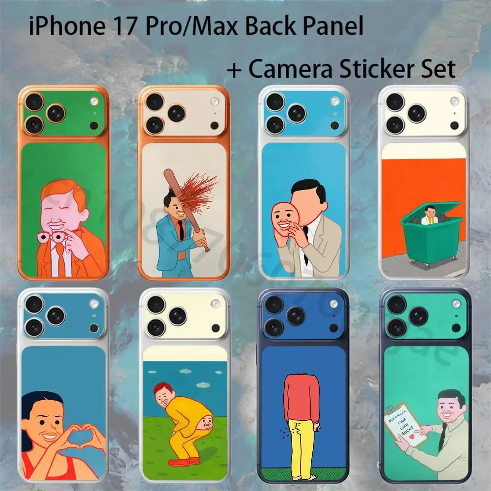 Art Joan C-Cornella Funny For iPhone 17 Pro /Max Battry Back Cover with Camera Decal Skin Rear Protective Sticker Film
Art Joan C-Cornella Funny For iPhone 17 Pro /Max Battry Back Cover with Camera Decal Skin Rear Protective Sticker Film