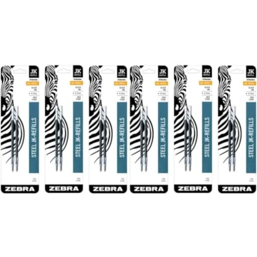 Zebra G-301 Stainless Steel Pen JK-Refill, Medium Point, 0.7mm, Black Ink, 2-Count 6 Pack
Zebra G-301 Stainless Steel Pen JK-Refill, Medium Point, 0.7mm, Black Ink, 2-Count 6 Pack