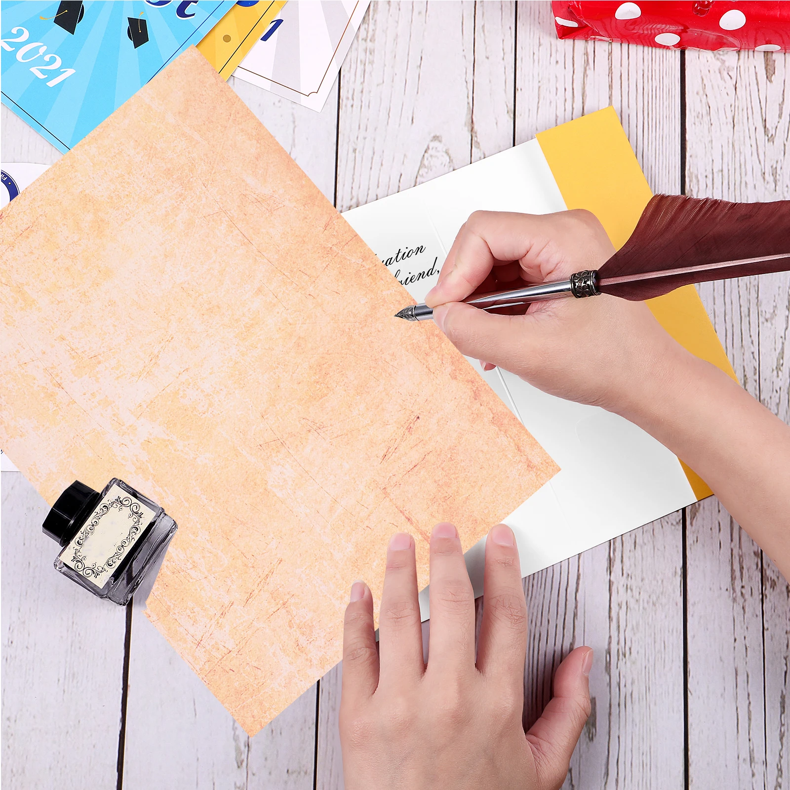 100 Pcs Invitation Letter Paper Vintage Stationary Writing Stationery Retro Decor Decorative Printer Printing Note Supplies
100 Pcs Invitation Letter Paper Vintage Stationary Writing Stationery Retro Decor Decorative Printer Printing Note Supplies