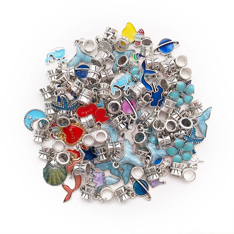 10pcs European Random Mixed Alloy Big Hole Beads Pendants Fit Enamel Charms Pandora Bracelets DIY Handemade Jewelry Making
10pcs European Random Mixed Alloy Big Hole Beads Pendants Fit Enamel Charms Pandora Bracelets DIY Handemade Jewelry Making