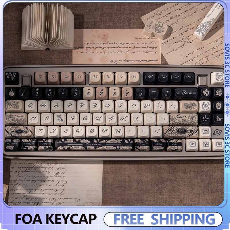 Mist Rose Keycaps Retro Cherry FOA Profile PBT Sublimation Keycap 143 Keys Custom Keyboard Cpas Mechanical Keyboard Keycap
Mist Rose Keycaps Retro Cherry FOA Profile PBT Sublimation Keycap 143 Keys Custom Keyboard Cpas Mechanical Keyboard Keycap