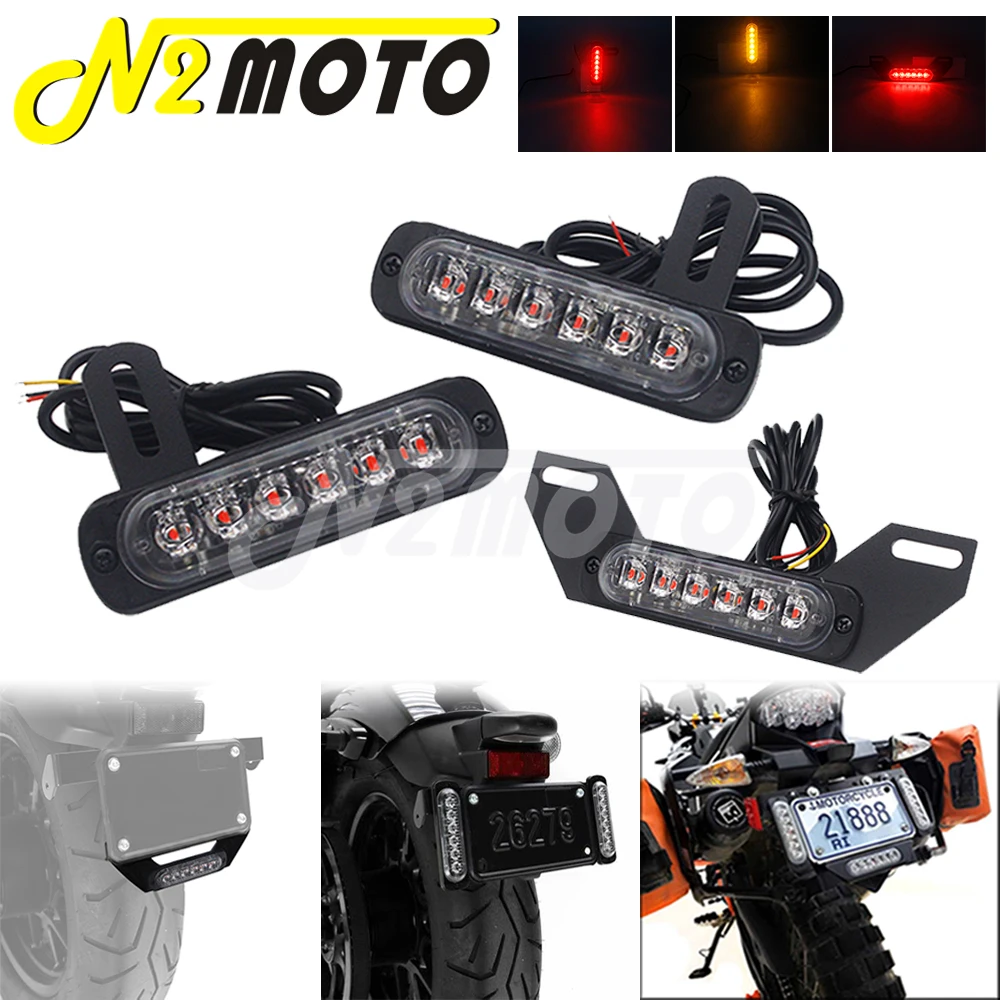 Universal LED Tail Light Motorcycle Rear Turn Signals License Plate Auxiliary Light For Yamaha Suzuki ATV Brake Stop Tail Lamp
Universal LED Tail Light Motorcycle Rear Turn Signals License Plate Auxiliary Light For Yamaha Suzuki ATV Brake Stop Tail Lamp