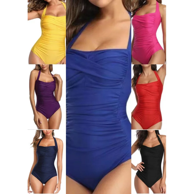 New Swimsuit Hot Style One-Piece Swimsuit Solid Color Sexy Women's Swimsuit Swimwear
New Swimsuit Hot Style One-Piece Swimsuit Solid Color Sexy Women's Swimsuit Swimwear
