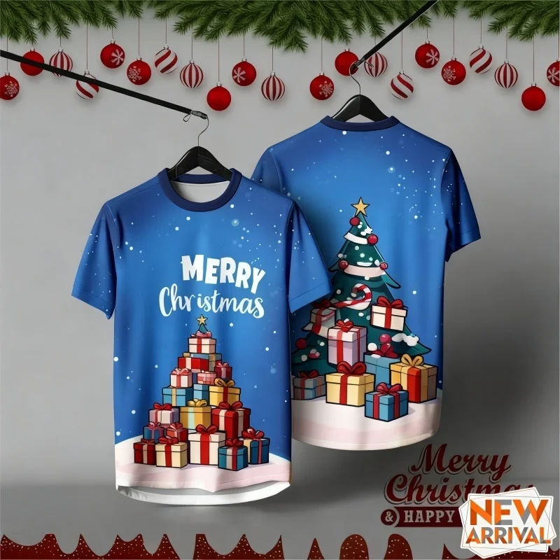 3D Print Christmas Tree Customized Pattern T-Shirts Fashion Simple Design Short Sleeve Tees Men's Daily Casual Loose O-Neck Tops
3D Print Christmas Tree Customized Pattern T-Shirts Fashion Simple Design Short Sleeve Tees Men's Daily Casual Loose O-Neck Tops