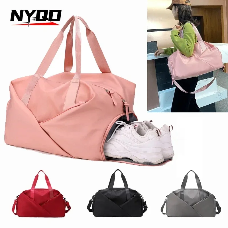 Women's Sports Fitness Bag Travel Dry and Wet Separation Portable Crossbody Bag Multifunctional Shoe Compartment Shoulder Bag
Women's Sports Fitness Bag Travel Dry and Wet Separation Portable Crossbody Bag Multifunctional Shoe Compartment Shoulder Bag