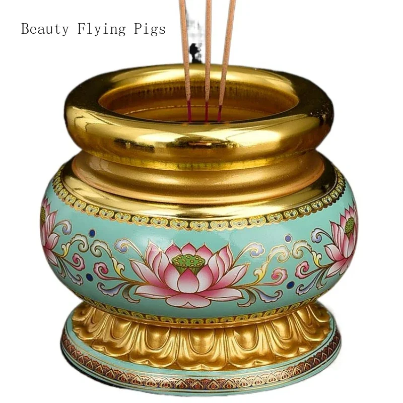 Alloy Buddha Supplies Set for Home Use Buddha Front Water Cup, Vase, Plate, Incense Burner, Buddha Hall Decoration
Alloy Buddha Supplies Set for Home Use Buddha Front Water Cup, Vase, Plate, Incense Burner, Buddha Hall Decoration