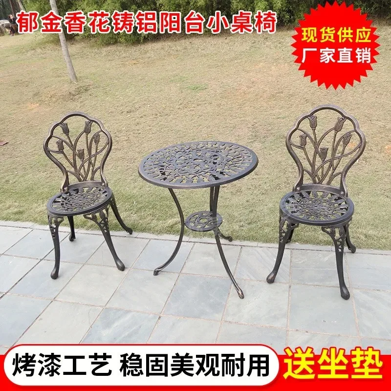 Balcony Small Tables and Chairs Cast Aluminum and Chairs Outdoor and Chairs Combination Afternoon Teaand C
Balcony Small Tables and Chairs Cast Aluminum and Chairs Outdoor and Chairs Combination Afternoon Teaand C