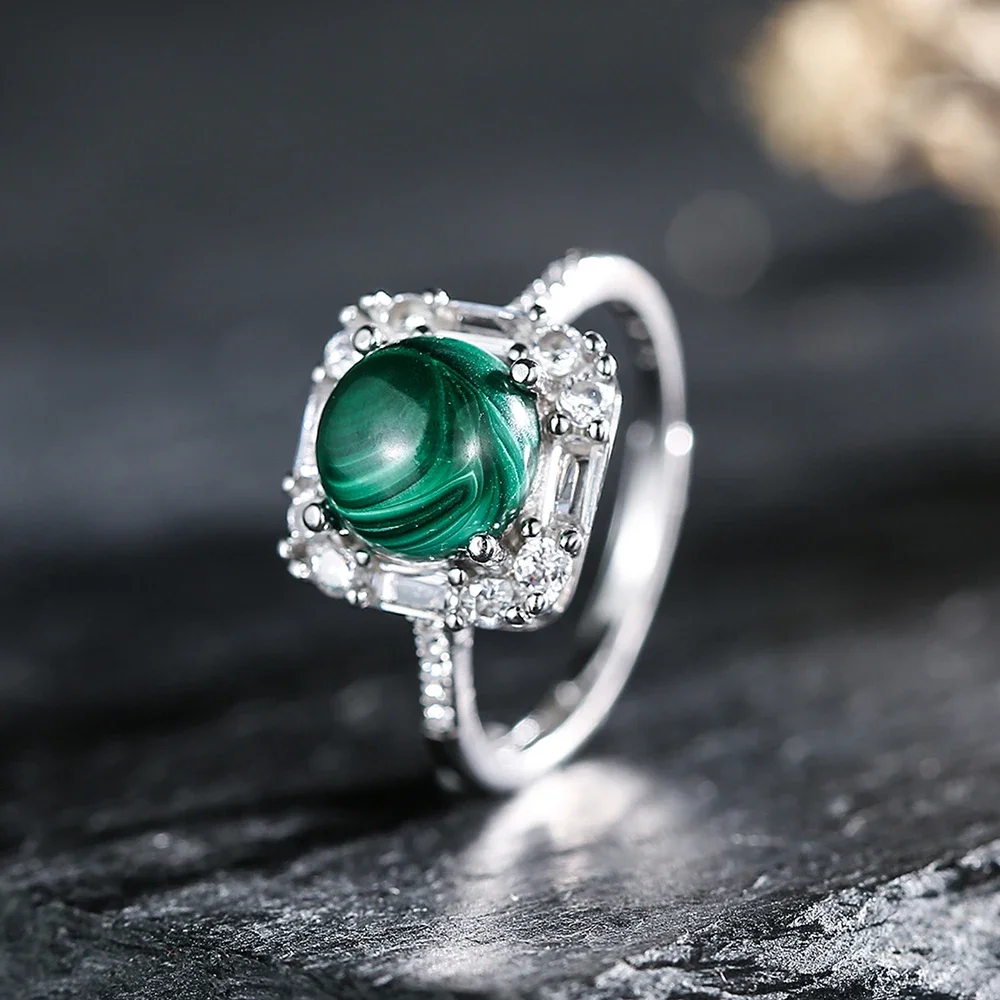 Bohemian Natural Malachite Real 925 Sterling Silver Ring for Women Geometric Open Bands Handmade Boho Jewelry Gifts
Bohemian Natural Malachite Real 925 Sterling Silver Ring for Women Geometric Open Bands Handmade Boho Jewelry Gifts