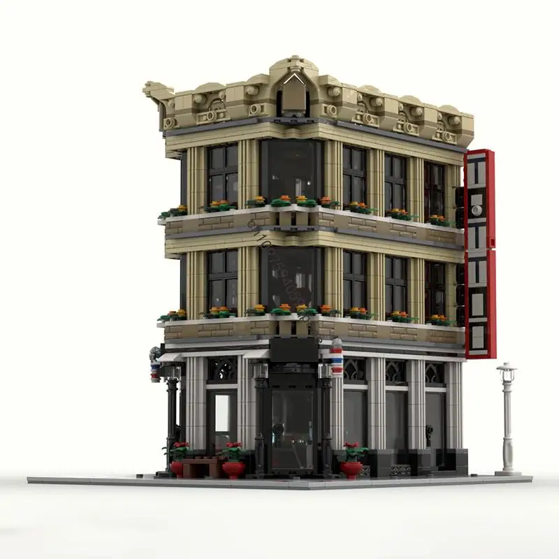 New 2405Pcs City Hot Street View Moc Modular Tattoo Barber Shop Model Building Blocks Diy Creative Ideas Kids Toys Birthday Gift
New 2405Pcs City Hot Street View Moc Modular Tattoo Barber Shop Model Building Blocks Diy Creative Ideas Kids Toys Birthday Gift