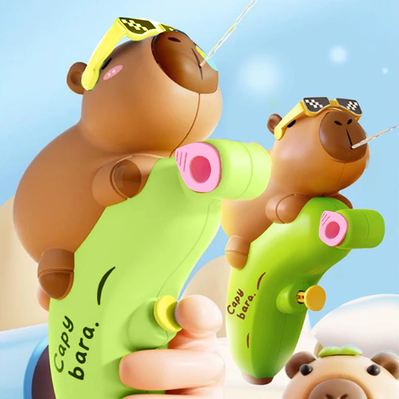 Cartoon Cute Animal Capybara Water Gun Sprinkler Beach Outdoor Squirt Gun Swimming Pool Toy
Cartoon Cute Animal Capybara Water Gun Sprinkler Beach Outdoor Squirt Gun Swimming Pool Toy