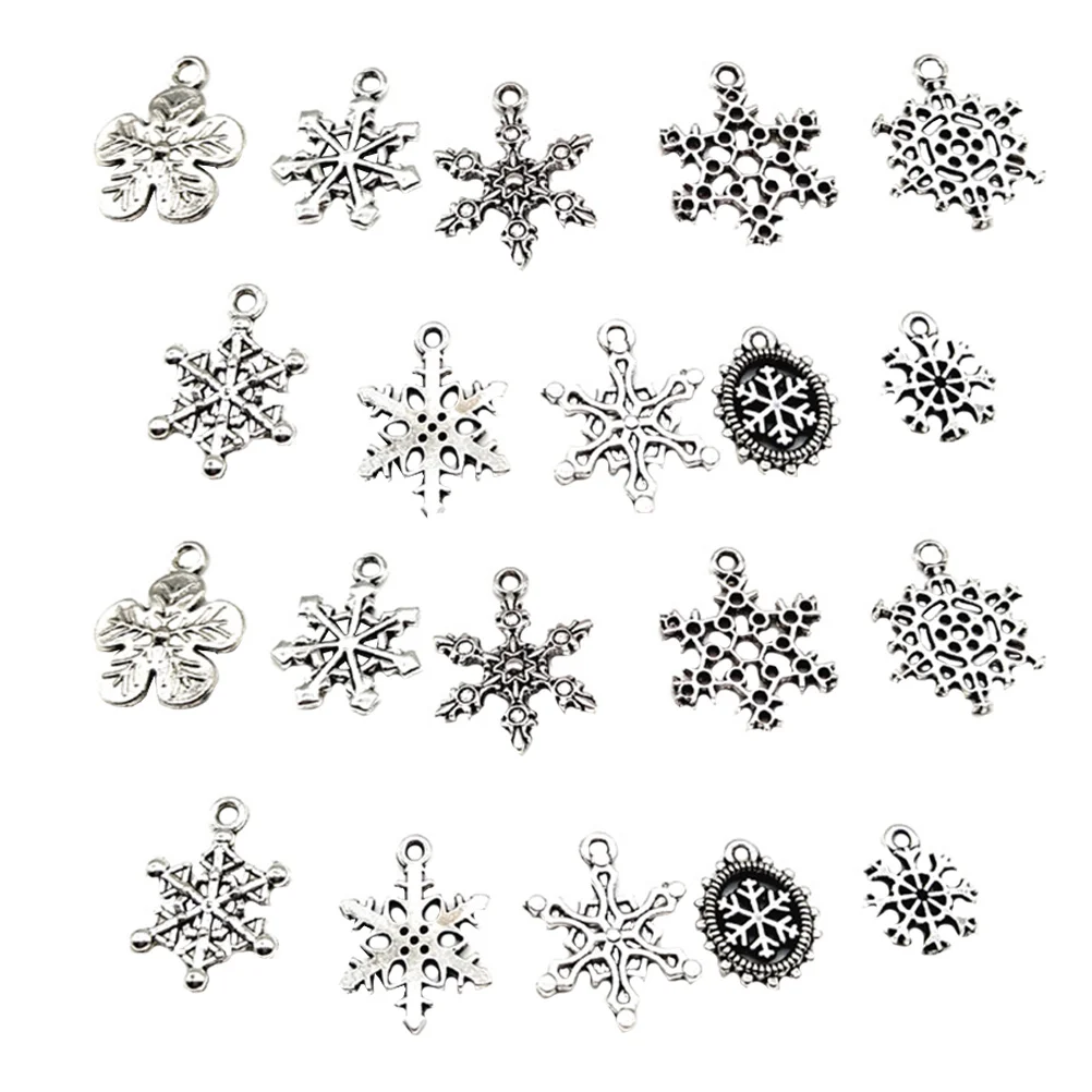 20 Pcs Jesus Snowflake Pendants Christmas Centerpieces Keychain Charms Alloy Embellishment
20 Pcs Jesus Snowflake Pendants Christmas Centerpieces Keychain Charms Alloy Embellishment