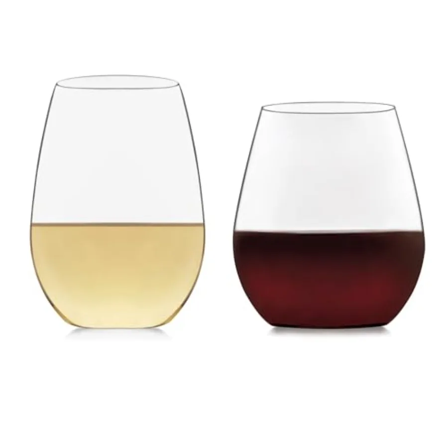 Signature Red and White Wine Glasses Set of 12, Elegant, Dishwasher Safe Glass Wine Glasses, Stemless Glassware for Birthdays,
Signature Red and White Wine Glasses Set of 12, Elegant, Dishwasher Safe Glass Wine Glasses, Stemless Glassware for Birthdays,