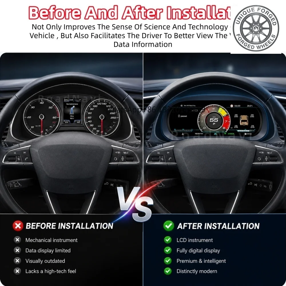 26style BC RoadNavi Car Auto Speedometer for VW Seat Leon 2013-2018 LCD Digital Cluster Car Upgrade Dashboard Instrument
26style BC RoadNavi Car Auto Speedometer for VW Seat Leon 2013-2018 LCD Digital Cluster Car Upgrade Dashboard Instrument