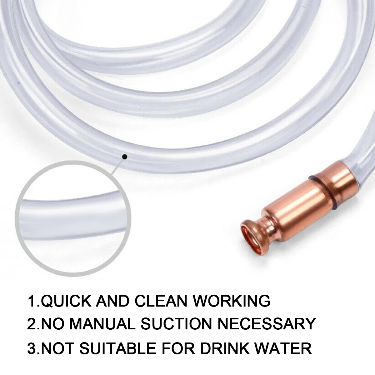 2m Manual Suction Pipe Gas Siphon Pump Gasoline Fuel Water Shaker Siphon Safety Priming Hose Pipe Plumbing Hoses Transparent
2m Manual Suction Pipe Gas Siphon Pump Gasoline Fuel Water Shaker Siphon Safety Priming Hose Pipe Plumbing Hoses Transparent