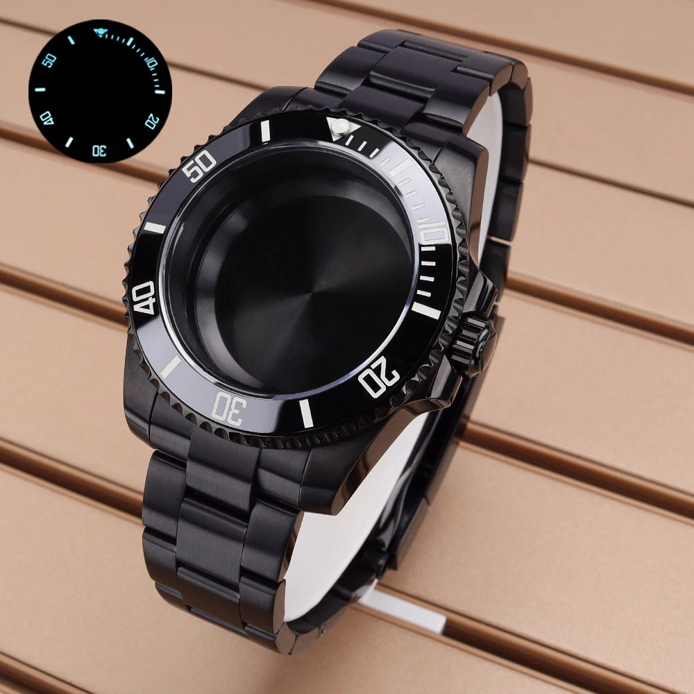 40mm 200m Waterproof Watch Cases Bracelet C3 Ceramic Insert Sapphire For SUB NH35 NH36 NH34 Miyota8215 ETA2824 Watch Accessories
40mm 200m Waterproof Watch Cases Bracelet C3 Ceramic Insert Sapphire For SUB NH35 NH36 NH34 Miyota8215 ETA2824 Watch Accessories