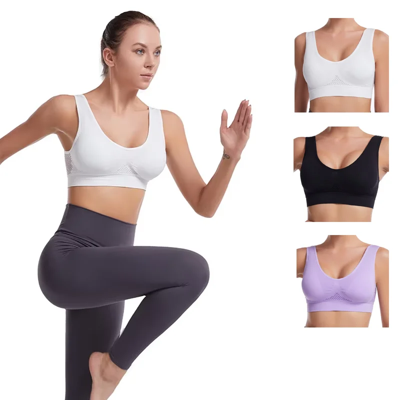 Бесшовные сетчатые женские спортивные бюстгальтеры для фитнеса, тренажерного зала, бега, нижнее белье, противоударный бюстгальтер, укороченный спортивный топ больших размеров, дышащий спортивный топ для йоги
Бесшовные сетчатые женские спортивные бюстгальтеры для фитнеса, тренажерного зала, бега, нижнее белье, противоударный бюстгальтер, укороченный спортивный топ больших размеров, дышащий спортивный топ для йоги