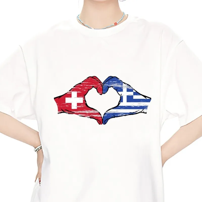 Schweiz Griechenland T Shirt Men Couple Combination Clothes Short Sleeve Collar Fashion Women Cotton
Schweiz Griechenland T Shirt Men Couple Combination Clothes Short Sleeve Collar Fashion Women Cotton