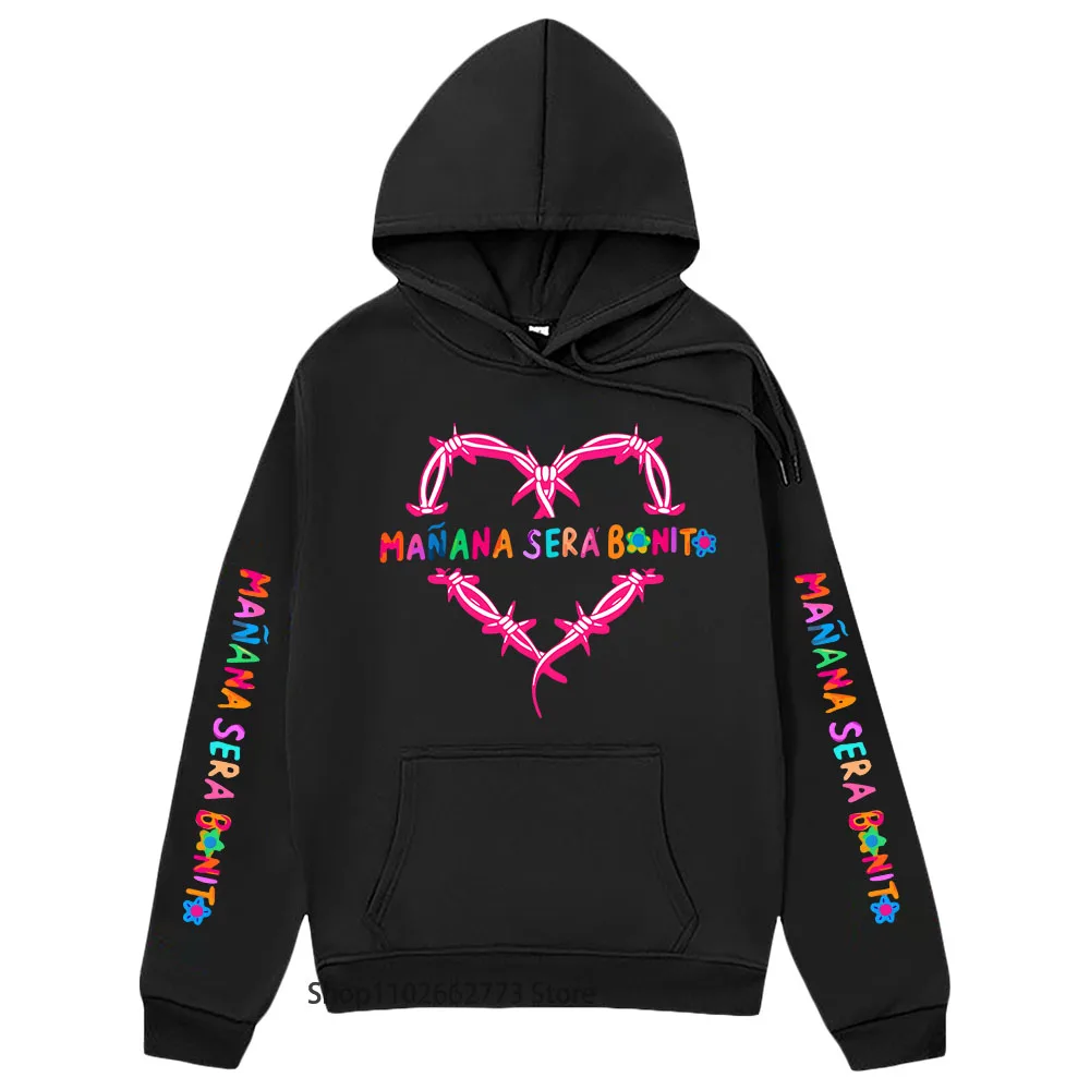 Manana Sera Bonito Hoodie Karol G Sweatshirt Heart Print Hooded Women Y2k Pullover Kpop Music Clothes High Street Streetwear Men
Manana Sera Bonito Hoodie Karol G Sweatshirt Heart Print Hooded Women Y2k Pullover Kpop Music Clothes High Street Streetwear Men