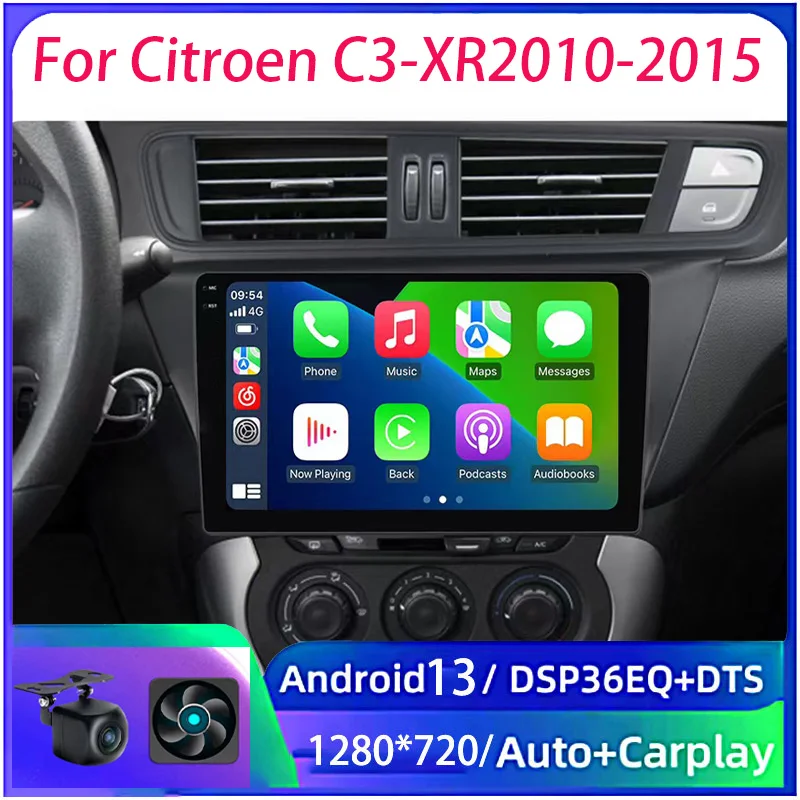 9'' 6+128GB Android 13 Auto Radio For Citroen C3-XR2010-2015 DSP Carplay GPS Navigation Multimedia Video Player Stereo 2din DVD
9'' 6+128GB Android 13 Auto Radio For Citroen C3-XR2010-2015 DSP Carplay GPS Navigation Multimedia Video Player Stereo 2din DVD