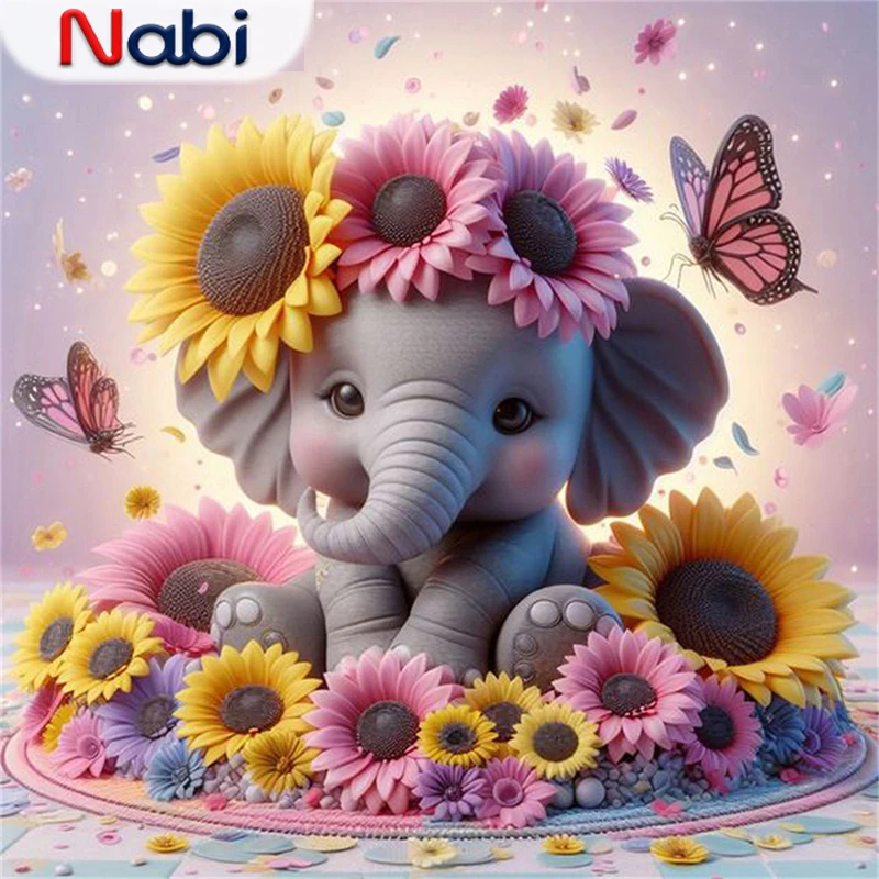 Nabi Слон Алмазная картина Животное Наборы для вышивки крестом Подсолнух Вышивка Мультяшная мозаика Украшение дома
Nabi Слон Алмазная картина Животное Наборы для вышивки крестом Подсолнух Вышивка Мультяшная мозаика Украшение дома