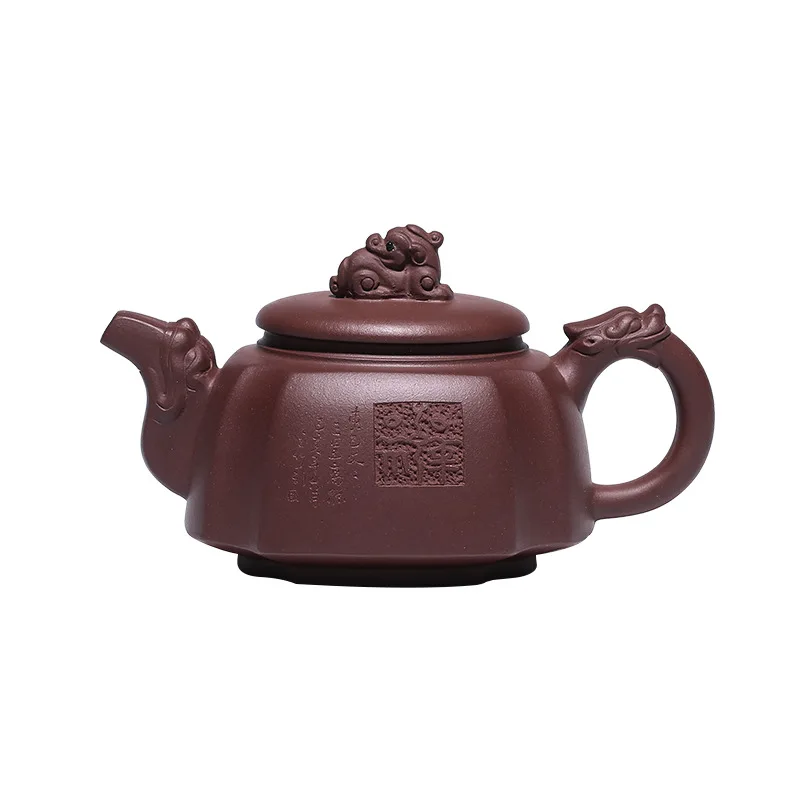2026 Yixing Zisha Pot Handmade Original Mine Purple Clay Samsung Gaozhao Faucet Dragon Handle Square Teapot
2026 Yixing Zisha Pot Handmade Original Mine Purple Clay Samsung Gaozhao Faucet Dragon Handle Square Teapot
