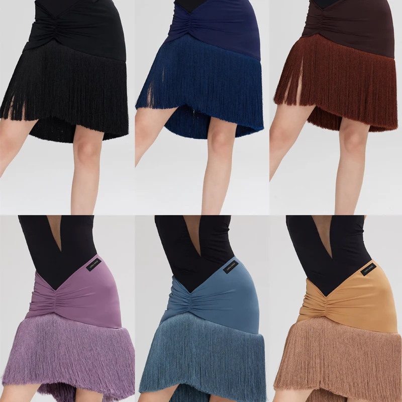 6 Colors Latin Dance Fringed Skirt Women Chacha Rumba Latin Tassels Skirts Adults Ballroom Dance Competition Wear SL13420
6 Colors Latin Dance Fringed Skirt Women Chacha Rumba Latin Tassels Skirts Adults Ballroom Dance Competition Wear SL13420