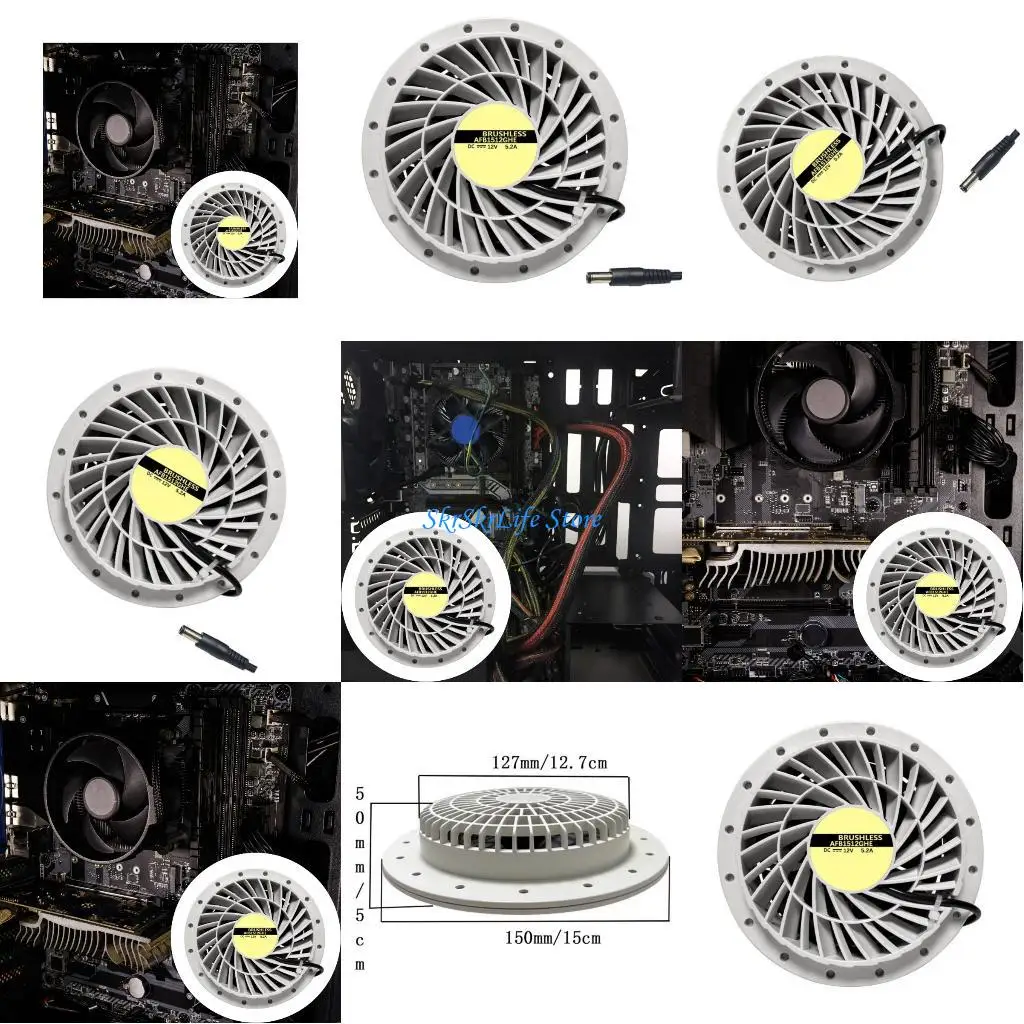 E65E Highly Power 15050 12V Cooling Fan For Efficient Airflows In Inflatable Costumes And Electronics
E65E Highly Power 15050 12V Cooling Fan For Efficient Airflows In Inflatable Costumes And Electronics