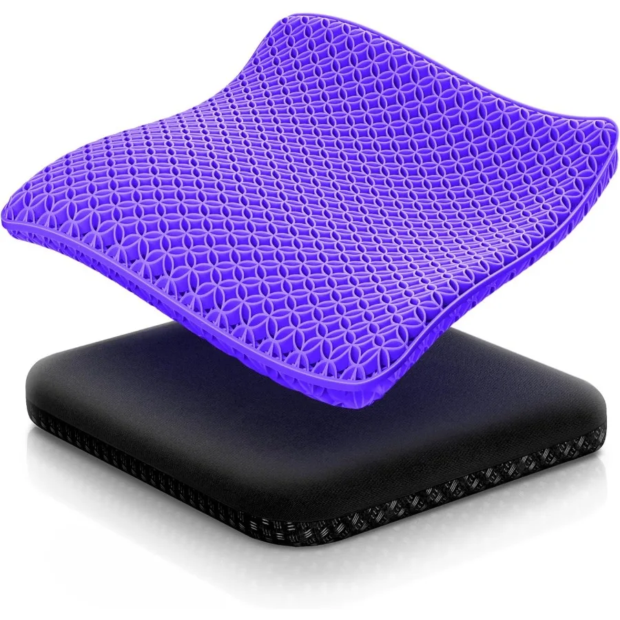 Подушка сиденья Утолщенная большая гелевая подушка сиденья Сильная поддержка Ишиаса и облегчение боли в спине Дышащая Прохладная Подходит для офиса Ча
Подушка сиденья Утолщенная большая гелевая подушка сиденья Сильная поддержка Ишиаса и облегчение боли в спине Дышащая Прохладная Подходит для офиса Ча