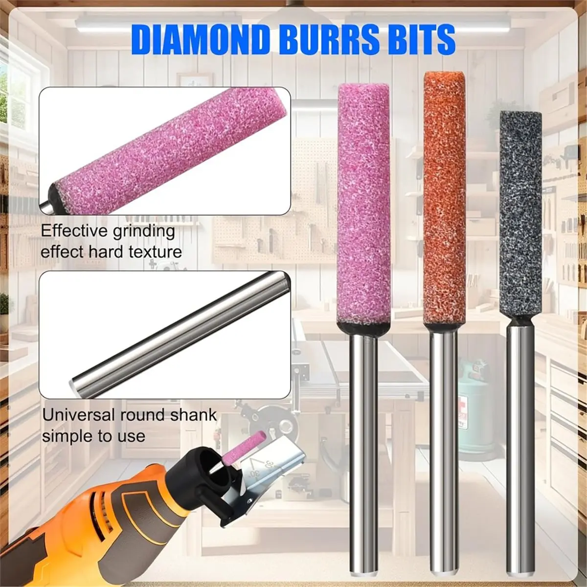 Y358A J~Sharpening Attachment Kit for Sharpening Outdoor Tools with Grinding Stones and Sharpening Angle Guide Attachment
Y358A J~Sharpening Attachment Kit for Sharpening Outdoor Tools with Grinding Stones and Sharpening Angle Guide Attachment