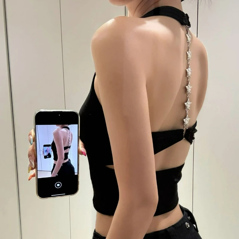 2026 Summer New Style Hollowed-out Strapless Top Is Fashionable Sexy The Off-the-shoulder Halter Top Is Worn Inside for Women
2026 Summer New Style Hollowed-out Strapless Top Is Fashionable Sexy The Off-the-shoulder Halter Top Is Worn Inside for Women