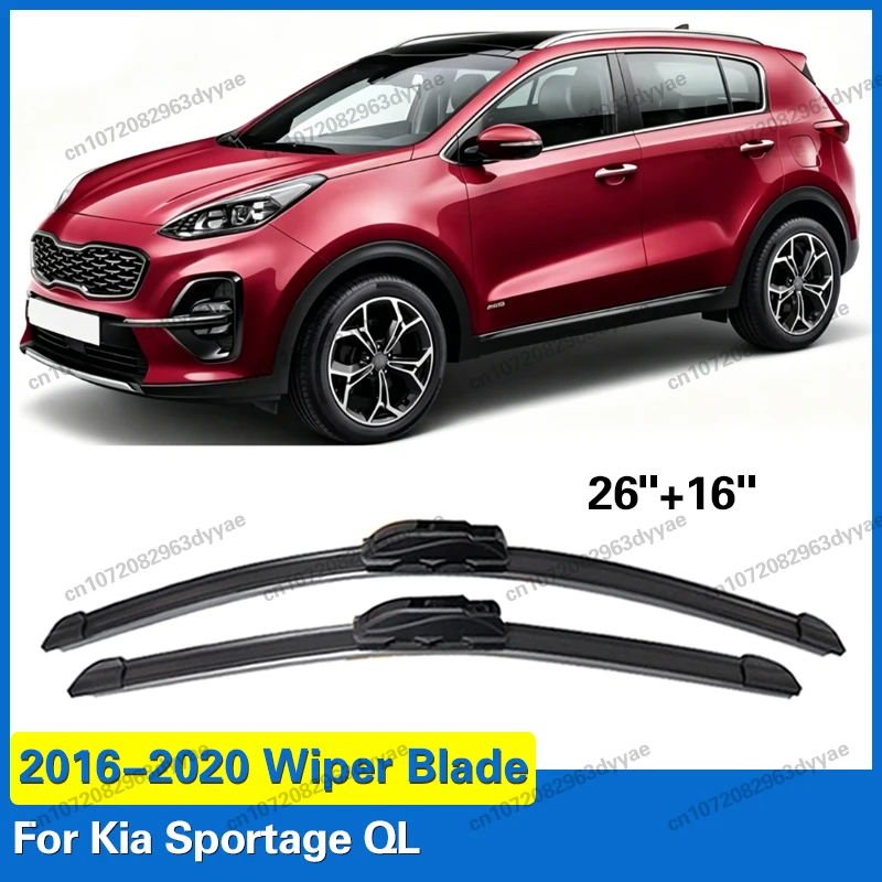 2PCS Car Wiper Blades for Kia Sportage QL 2016 2017 2018 2019 2020 Front Windshield Wipers Double Rubber Car Accessories 26"+16"
2PCS Car Wiper Blades for Kia Sportage QL 2016 2017 2018 2019 2020 Front Windshield Wipers Double Rubber Car Accessories 26"+16"