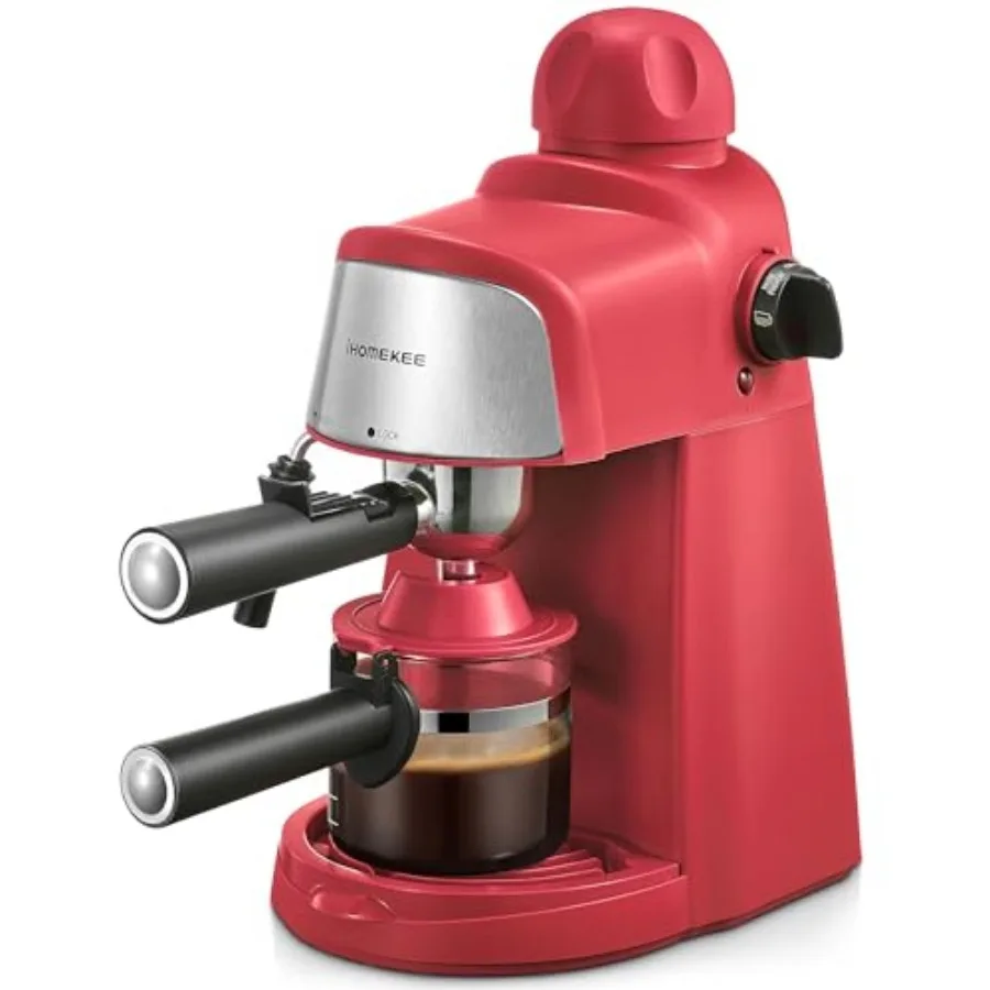 Espresso Machine 3.5Bar Espresso and Cappuccino Machine with Preheating Function 4 Cup Coffee Maker with Milk Frothing Function
Espresso Machine 3.5Bar Espresso and Cappuccino Machine with Preheating Function 4 Cup Coffee Maker with Milk Frothing Function