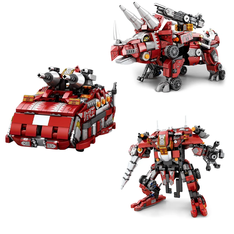 930+PCS Electric RC Armored Tank Deformation Block 3 Forms Triangle Dragon Boy Assembly Building Block Car Toy Birthday Gift
930+PCS Electric RC Armored Tank Deformation Block 3 Forms Triangle Dragon Boy Assembly Building Block Car Toy Birthday Gift