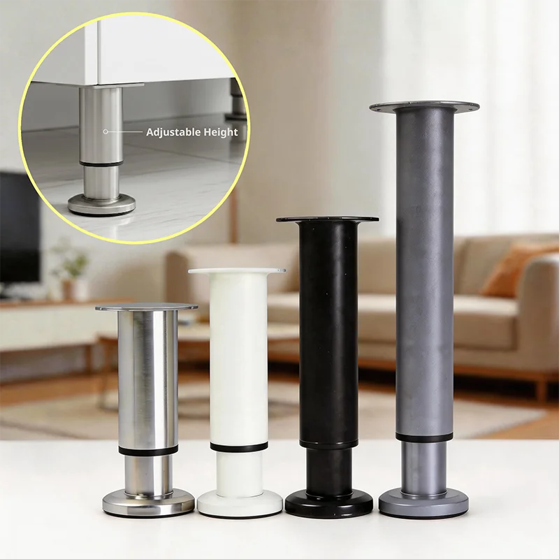 2Pcs Adjustable Stainless Steel Furniture Legs, Heavy Duty Cabinet Support Feet for Sofa Table Bed, Furniture Riser Hardware
2Pcs Adjustable Stainless Steel Furniture Legs, Heavy Duty Cabinet Support Feet for Sofa Table Bed, Furniture Riser Hardware