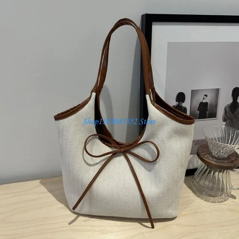 Retro Bows Shoulder Bag Large Capacity Underarm Bags PU Leather Satchel Handbag for Work Travel and Everyday Needs
Retro Bows Shoulder Bag Large Capacity Underarm Bags PU Leather Satchel Handbag for Work Travel and Everyday Needs