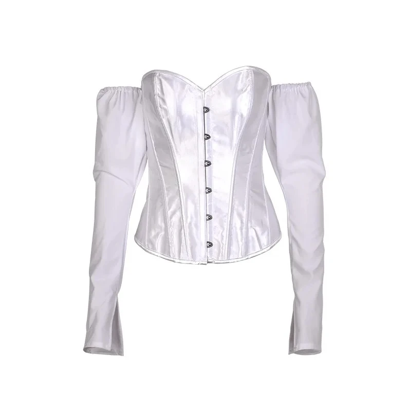 Corset Tops for Women with Sleeves Vintage Victorian Retro Burlesque Button Corset and Bustiers Vest Fashion Camisole Tops
Corset Tops for Women with Sleeves Vintage Victorian Retro Burlesque Button Corset and Bustiers Vest Fashion Camisole Tops