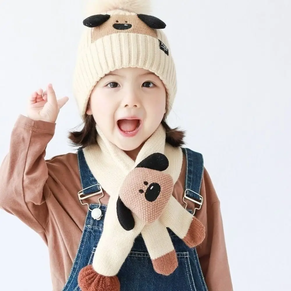 2Pcs Kawaii Children Hat Scarf Set Korean Style Thickened Knitted Beanies Hat Comfortable Windproof Pullover Cap
2Pcs Kawaii Children Hat Scarf Set Korean Style Thickened Knitted Beanies Hat Comfortable Windproof Pullover Cap