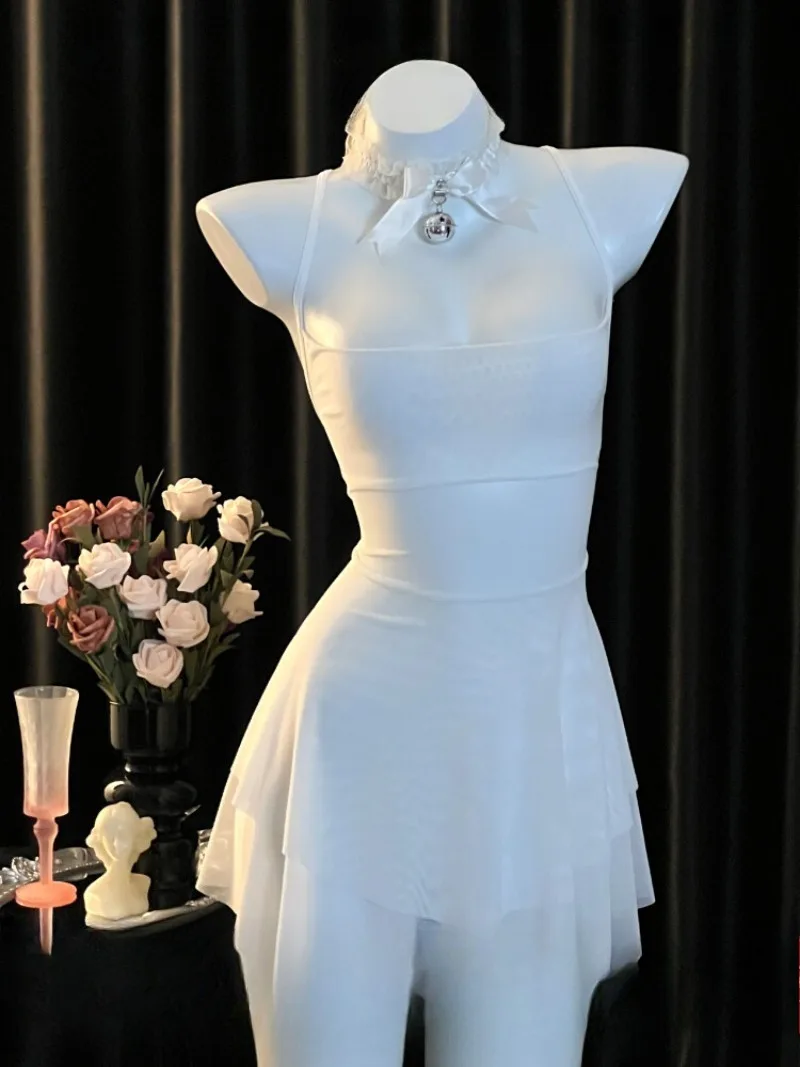 Double Layer Mesh See-through Halter Dress,Sexy Cross-backless Lingerie,Seductive Sleepwear Women,Alluring Temptation Nightgown
Double Layer Mesh See-through Halter Dress,Sexy Cross-backless Lingerie,Seductive Sleepwear Women,Alluring Temptation Nightgown