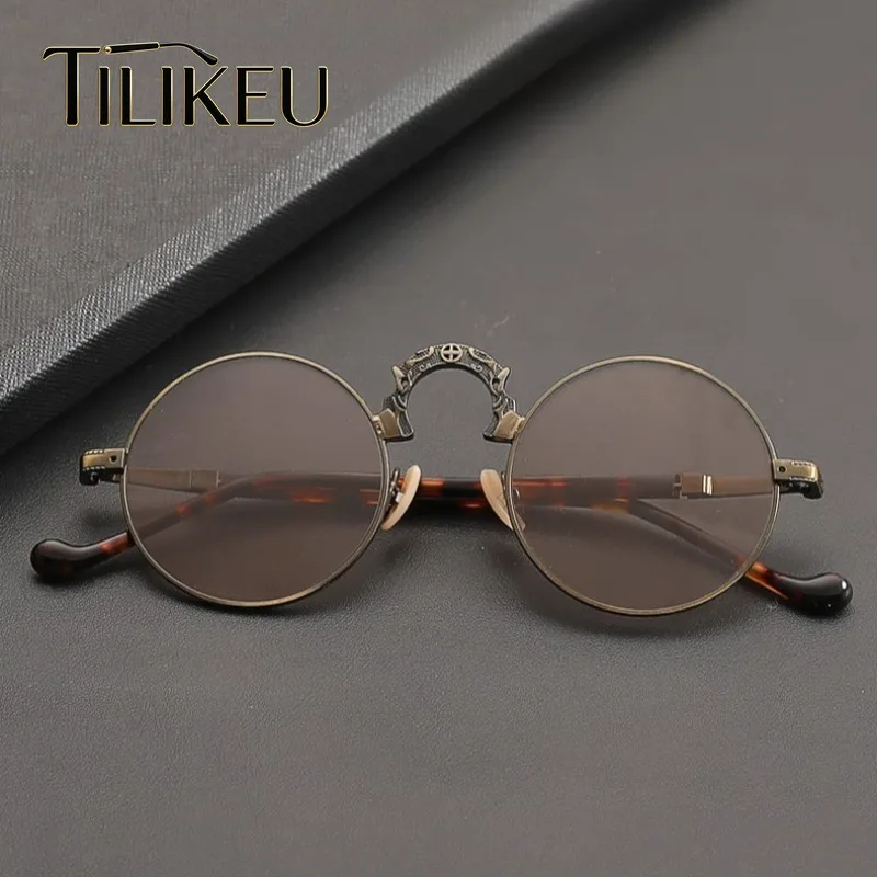 2026 Retro Round Crystal Glass Lens Sunshade Stone Sunglasses Personalized Hip Hop Men's Designer Circle Sunglasses UV400
2026 Retro Round Crystal Glass Lens Sunshade Stone Sunglasses Personalized Hip Hop Men's Designer Circle Sunglasses UV400