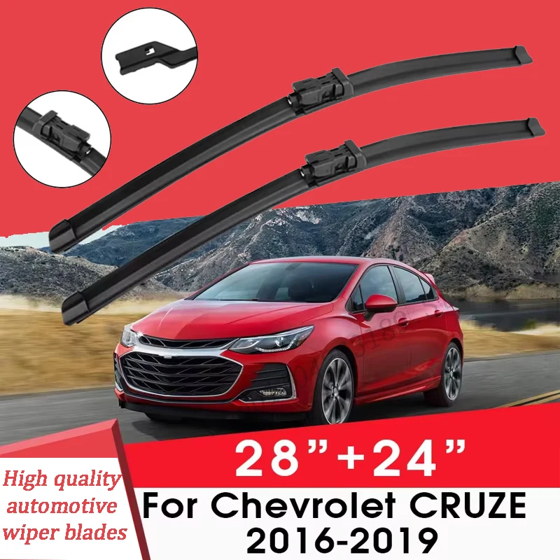 Car Wiper Blade Blades For Chevrolet CRUZE 2016-2019 28"+ 24" Windshield Windscreen Clean Naturl Rubber Cars Wipers Accessories
Car Wiper Blade Blades For Chevrolet CRUZE 2016-2019 28"+ 24" Windshield Windscreen Clean Naturl Rubber Cars Wipers Accessories