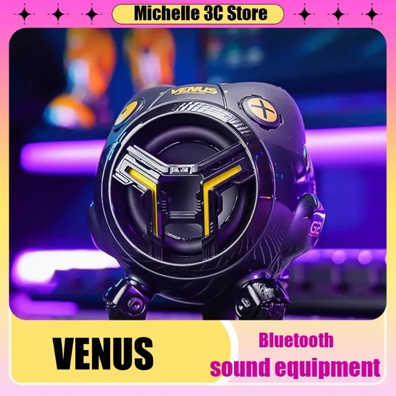 G2Mecha Bluetooth Charging 1.75 Inch Full Screen Small Speaker Desktop Portable Audio Office Games Movies Universal Long Life
G2Mecha Bluetooth Charging 1.75 Inch Full Screen Small Speaker Desktop Portable Audio Office Games Movies Universal Long Life