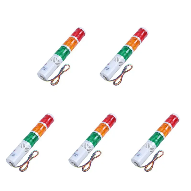 New 5X AC/DC 24V Red Green Yellow LED Lamp Industrial Tower Signal Light
New 5X AC/DC 24V Red Green Yellow LED Lamp Industrial Tower Signal Light