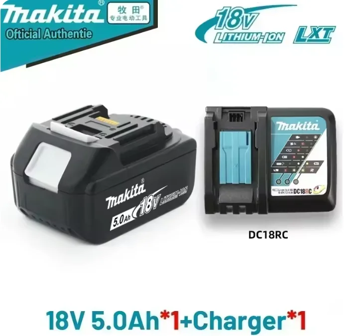Оригинальный литиевый аккумулятор Makita 18V 5.0Ah для электроинструментов Makita 18V, замена Li-ion LXT BL1825 BL1820 BL1830B
Оригинальный литиевый аккумулятор Makita 18V 5.0Ah для электроинструментов Makita 18V, замена Li-ion LXT BL1825 BL1820 BL1830B