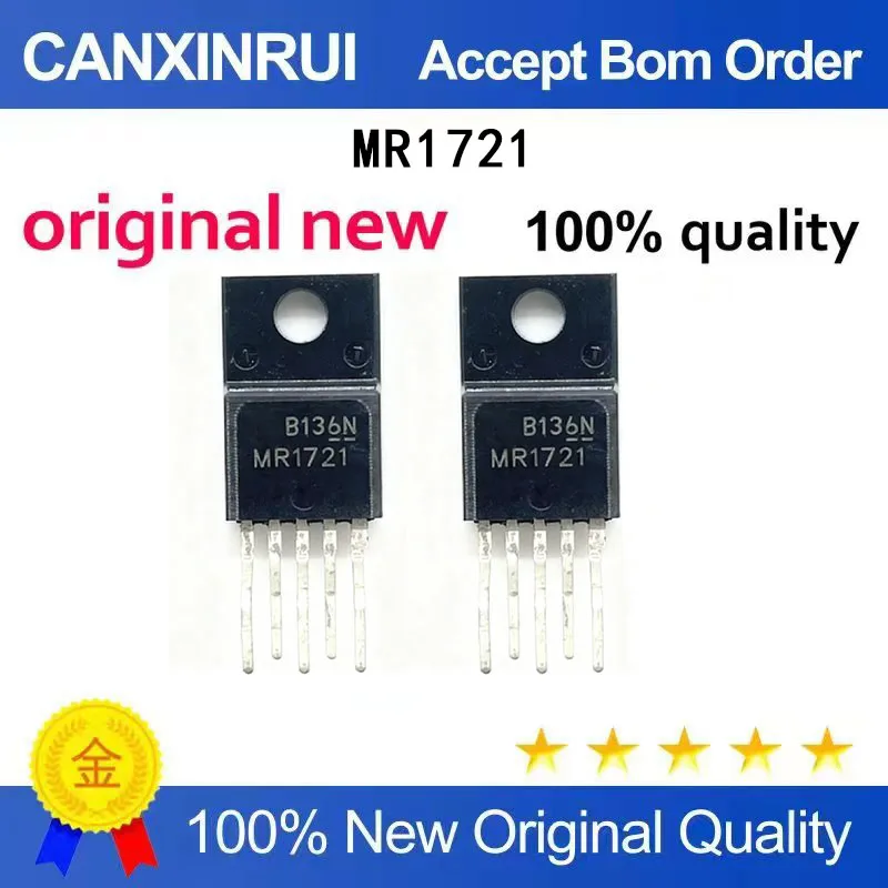 (5 Pieces) MR1722 MR1721 LCD power module MR1722 MR1722 TO-220F 5-pin
(5 Pieces) MR1722 MR1721 LCD power module MR1722 MR1722 TO-220F 5-pin