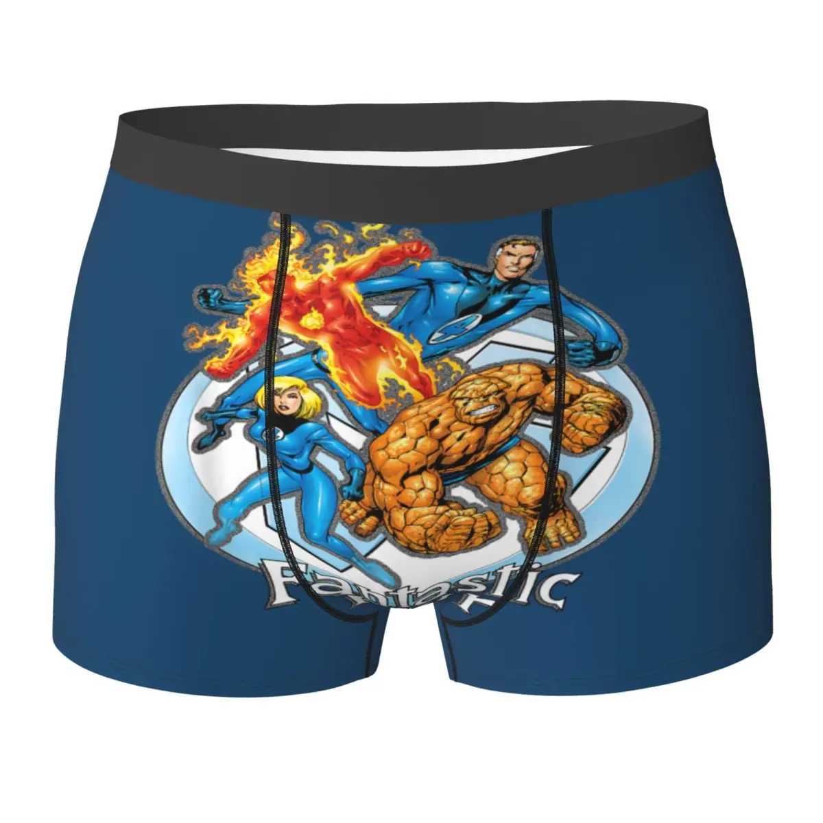 Fantastic Four Hero Poses Group Shot Poster Boxer Brief Underwear High Quality Men Breathable Trunk Custom DIY Plus Size Panties
Fantastic Four Hero Poses Group Shot Poster Boxer Brief Underwear High Quality Men Breathable Trunk Custom DIY Plus Size Panties