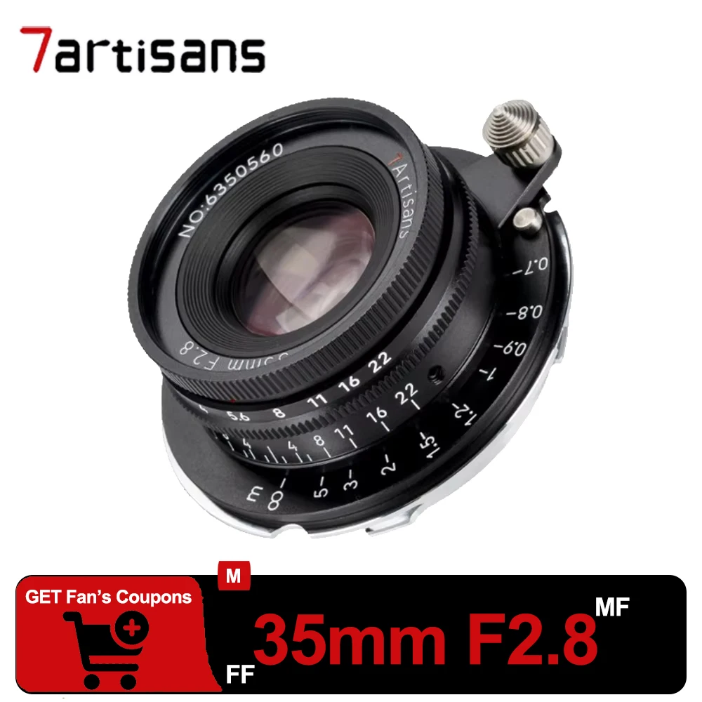 7artisans M 35mm F2.8 Full Frame Wide Angle Fixed Focus Lens Manual Focus Lens compatible with Leica M and Leica L39 mount
7artisans M 35mm F2.8 Full Frame Wide Angle Fixed Focus Lens Manual Focus Lens compatible with Leica M and Leica L39 mount