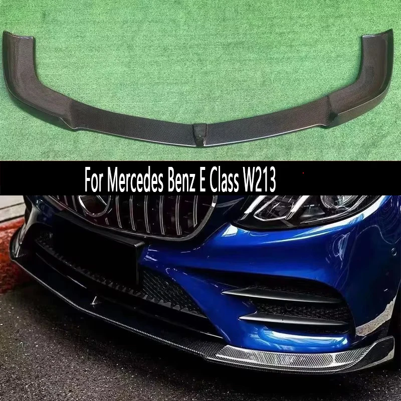 For Mercedes Benz E Class W213 E300 E350 Carbon Fiber Car Front Bumper Lip Front lip Diffuser Front Chin Spoiler 17-20 Body Kit
For Mercedes Benz E Class W213 E300 E350 Carbon Fiber Car Front Bumper Lip Front lip Diffuser Front Chin Spoiler 17-20 Body Kit