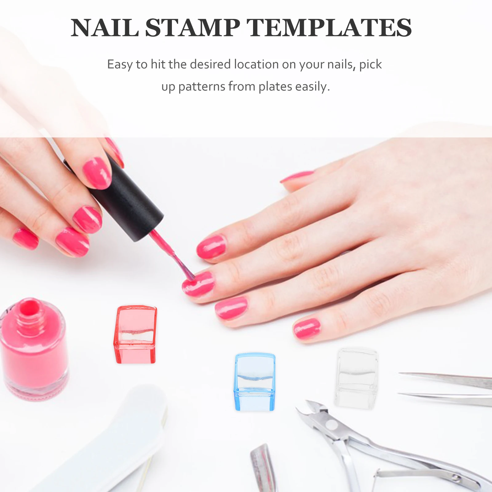 Nail Art Stamper 3 Sets Stamping Plates French Tip Stencils Manicure Templates Plastic Transparent DIY
Nail Art Stamper 3 Sets Stamping Plates French Tip Stencils Manicure Templates Plastic Transparent DIY