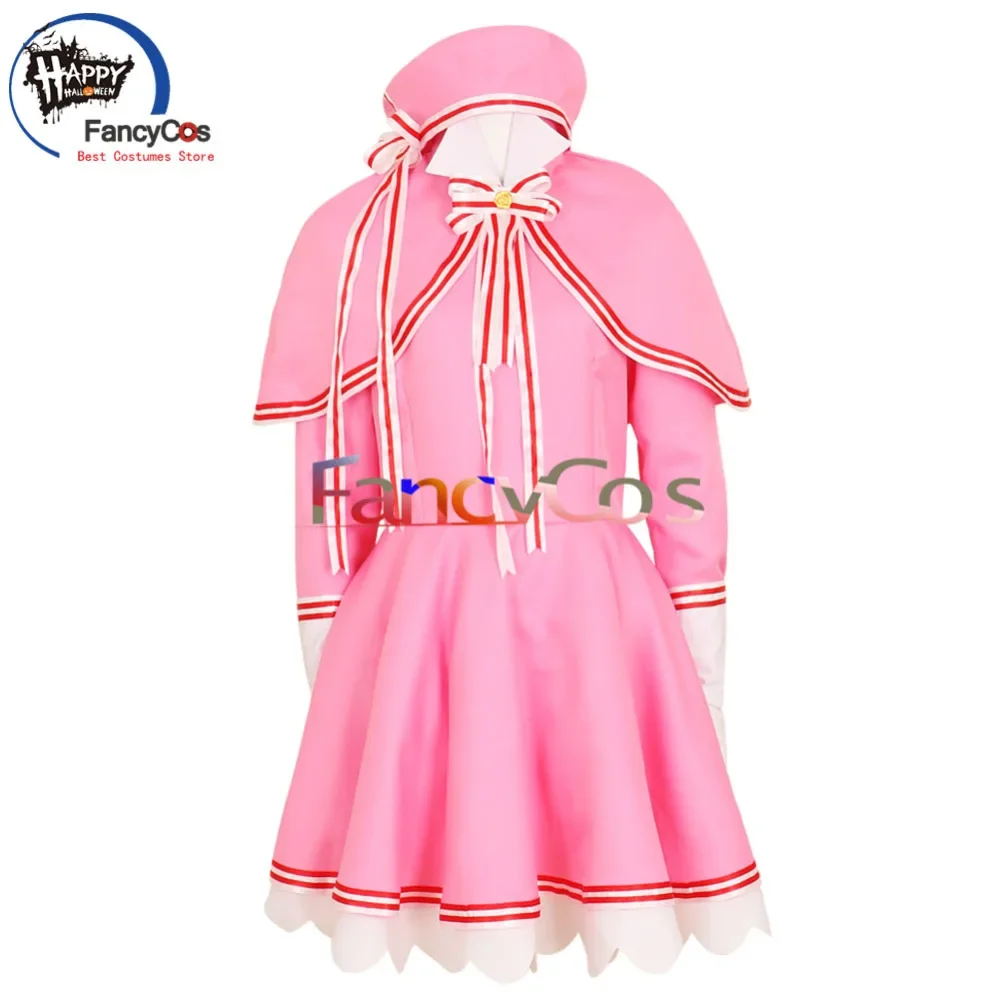 Anime Cardcaptor Sakura Clear Card Sakura Kinomoto Cosplay Costume Pink Dress Adult Custom Made Halloween Carnival Plus Size
Anime Cardcaptor Sakura Clear Card Sakura Kinomoto Cosplay Costume Pink Dress Adult Custom Made Halloween Carnival Plus Size