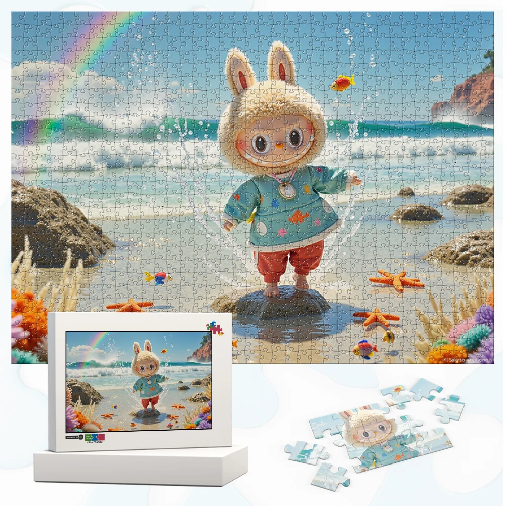 Labubu Beach Cartoon Puzzle MINISO Cute Waves Starfish Reef Goldfish Games Puzzles 108/200/300/500/1000/1500 Pieces DIY Puzzle
Labubu Beach Cartoon Puzzle MINISO Cute Waves Starfish Reef Goldfish Games Puzzles 108/200/300/500/1000/1500 Pieces DIY Puzzle